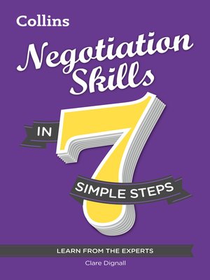 cover image of Negotiation Skills in 7 simple steps